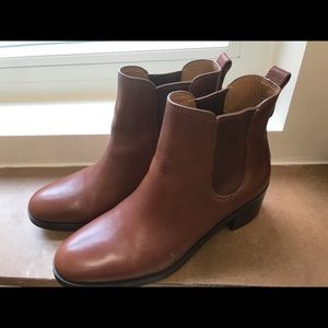 Coach Leather Low Ankle Boot size 9.5 Brown